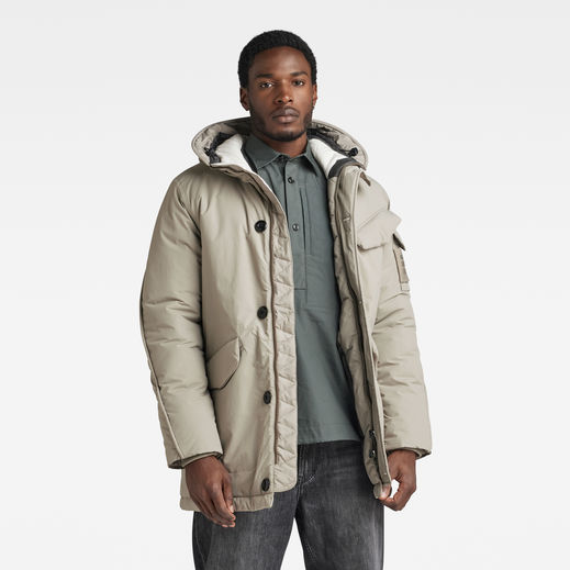 Vodan Padded Hooded Parka | グレー | G-Star RAW® JP